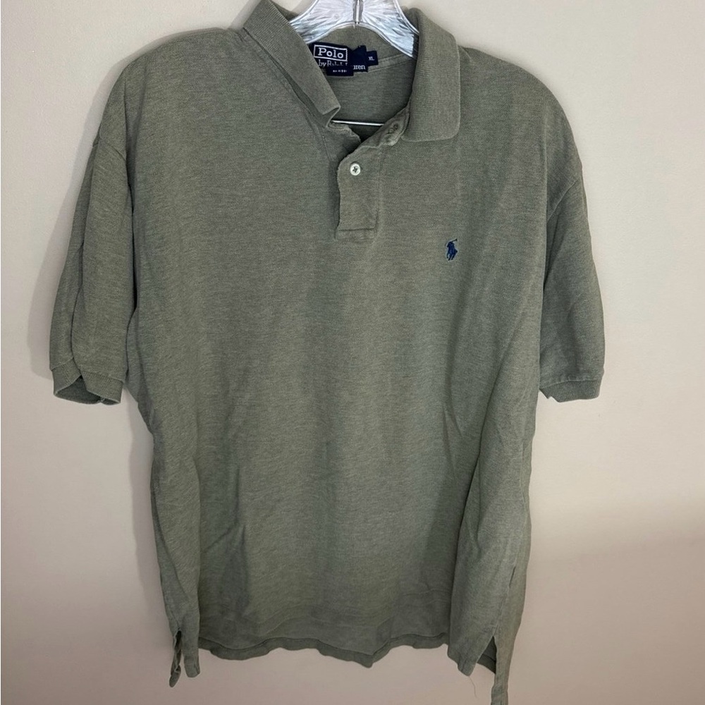 Polo by Ralph Lauren Men's Green Polo Shirt